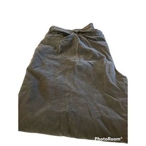 Lee Straight Leg Regular Fit Mid Rise Stretch Pants Womens  Black Size 26W